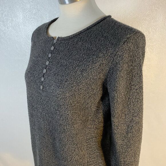 Sundance sz L Gray Homestead Henley Sweater - Picture 4 of 8
